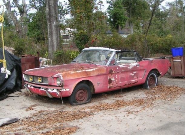 Rusting Mustang